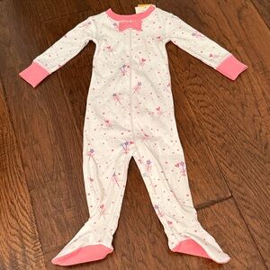 TBBC Noelle’s Night Night footed pajama - size 6-12 month